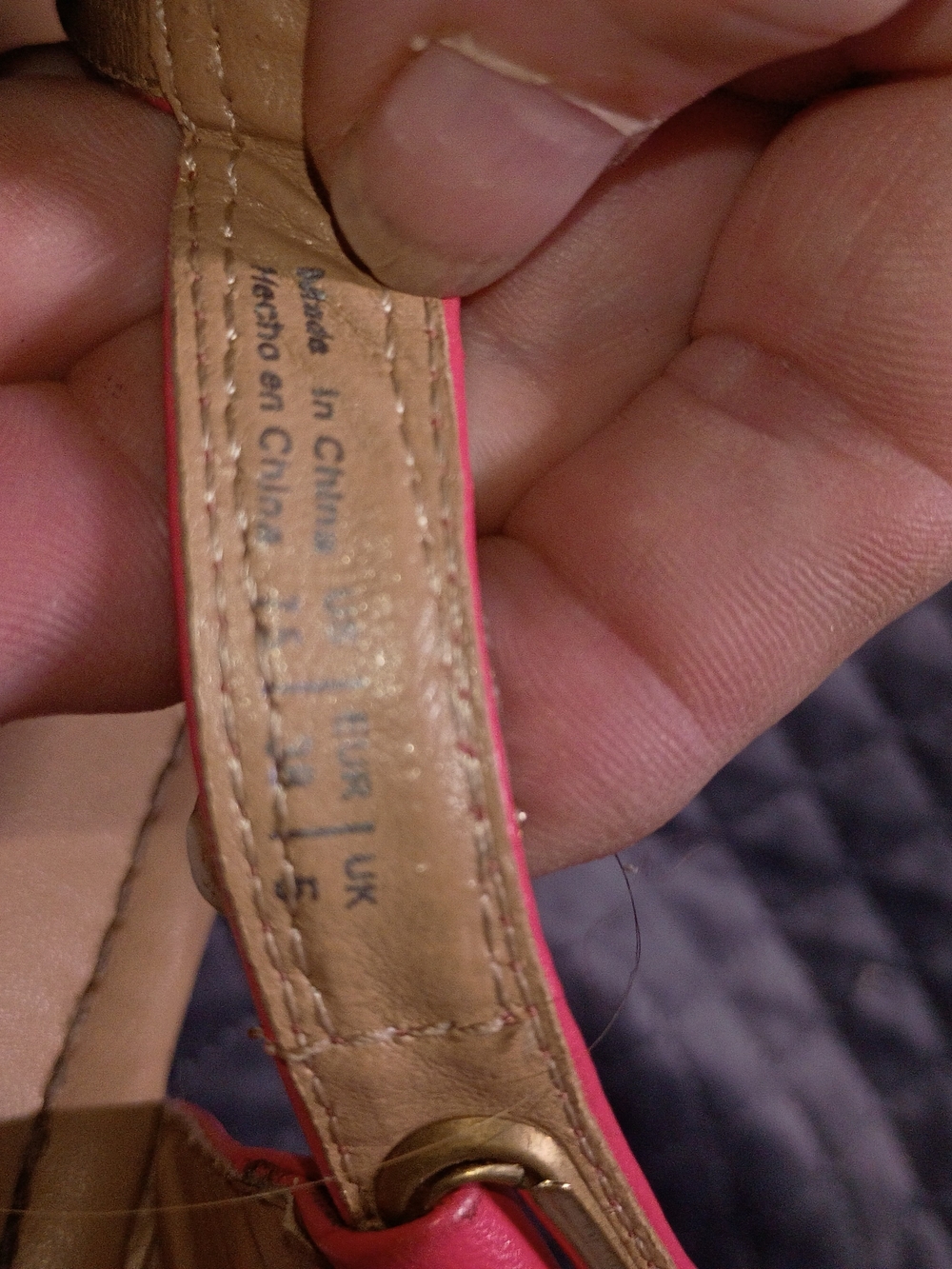 Call It Spring Pink Rhinestone T-Strap Sandals - Picture 6 of 6